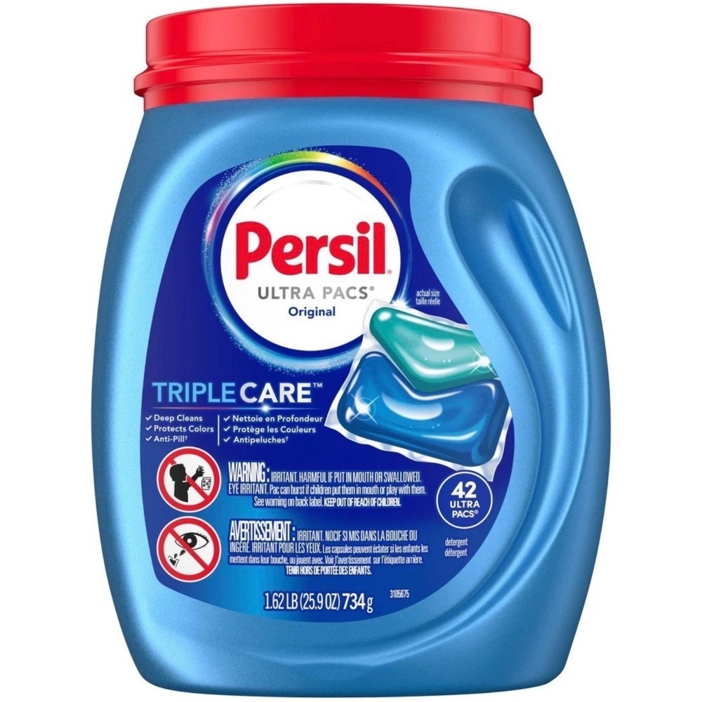 Persil Ultra Pacs Original Laundry Detergent Pods 42 Count 1.66 lb 26.6 oz